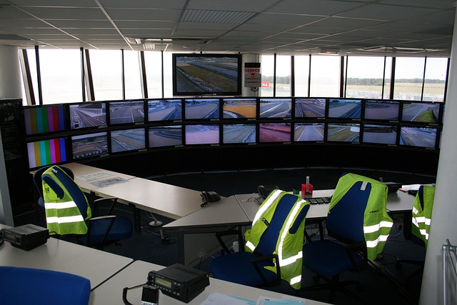 broadcast control room monitors